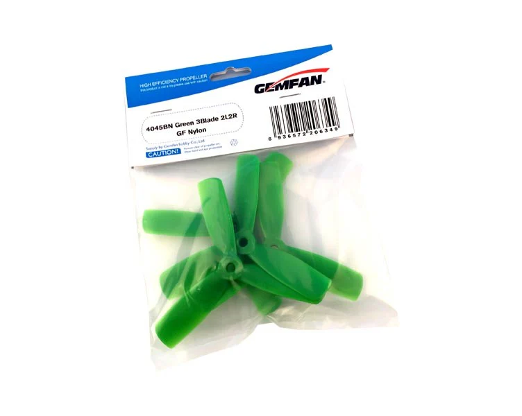★2 Pairs Gemfan 4045 Bullnose 3 Blade Glass Fiber Nylon Propeller For 180 200 RC Multirotors Black - Image 2