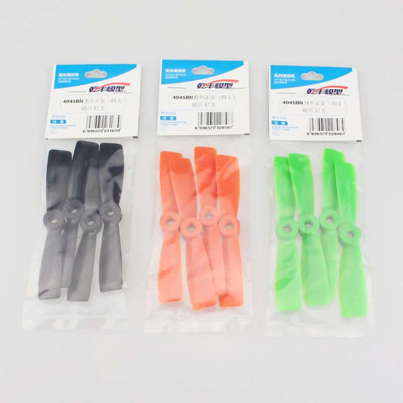 ★2 Pairs Gemfan 4045 Bullnose Carbon Nylon 2CW-2CCW  Propeller Prop for Multicopter FPV Racing Drone-Black - Image 4