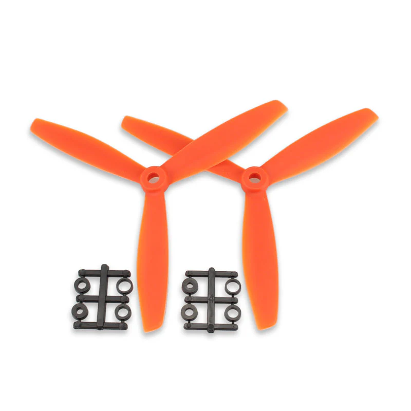 ★2 Pairs Gemfan 6040 6x4 Inch Glass Fiber Nylon Three Blade Propeller Prop Black - Image 2
