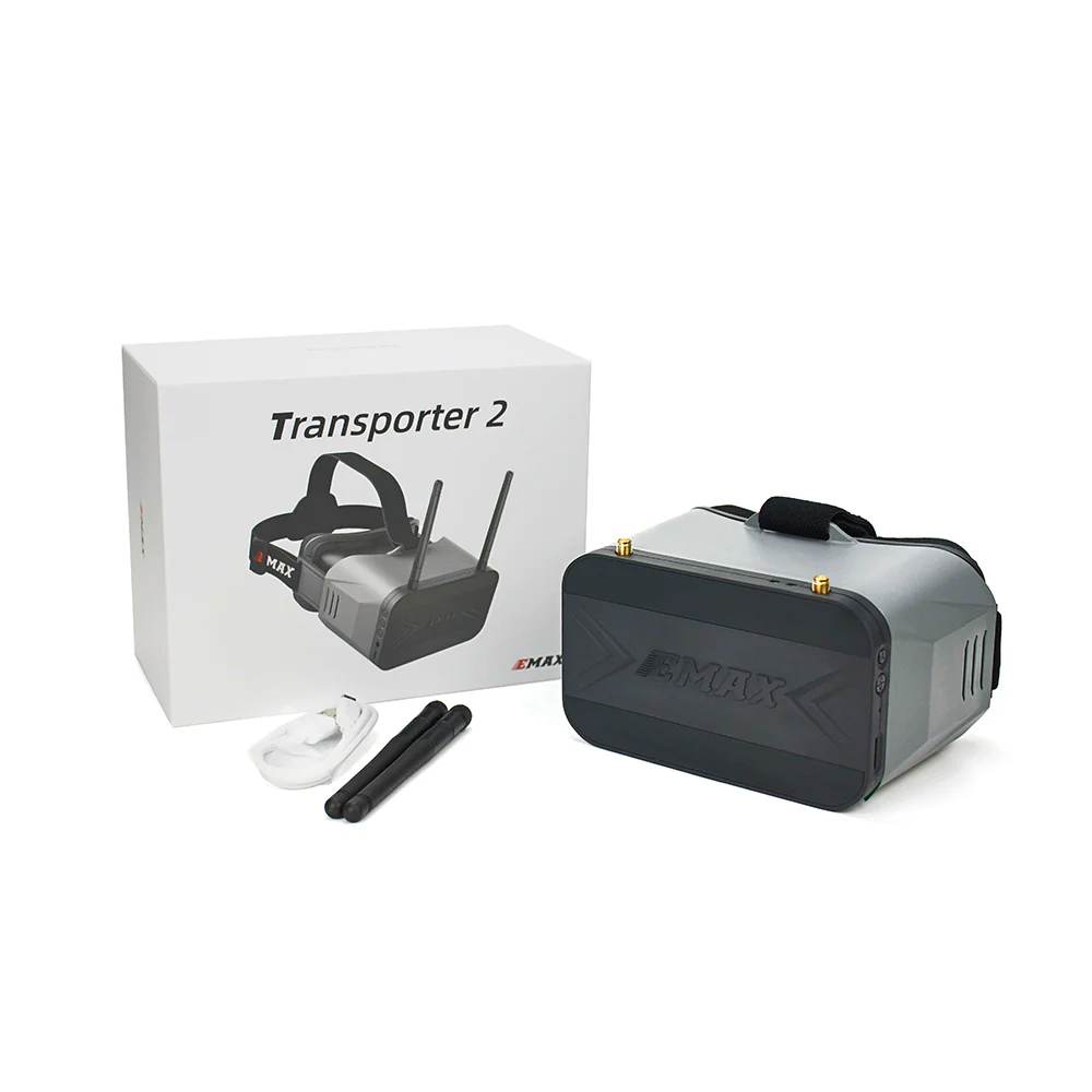 EMAX 5.8G 4.3 Inches Transporter 2 Goggle With Dual Antennas for FPV Racing Drone - Image 13
