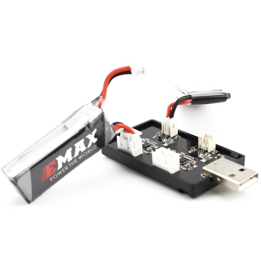 EMAX charger 4-port 1-2S Lipo Battery Charger USB Port for RC Drone FPV Racing for Tinyhawk series HV 4.35V - Image 4