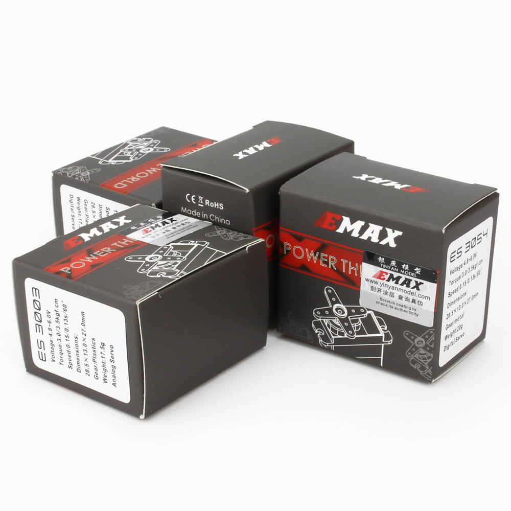EMAX ES3003 17g 3.5kg 0.13sec 23T Plastic Gear Analog Servo For RC Airplane - Image 6