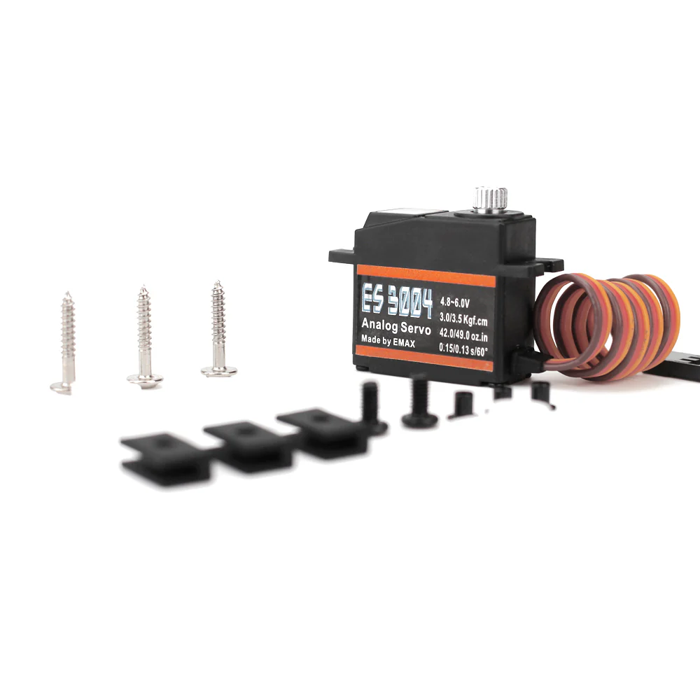 EMAX ES3004 17g 3.5kg 0.13sec 23T Metal Gear Analog Servo For RC Airplane ES3104 upgrade - Image 4