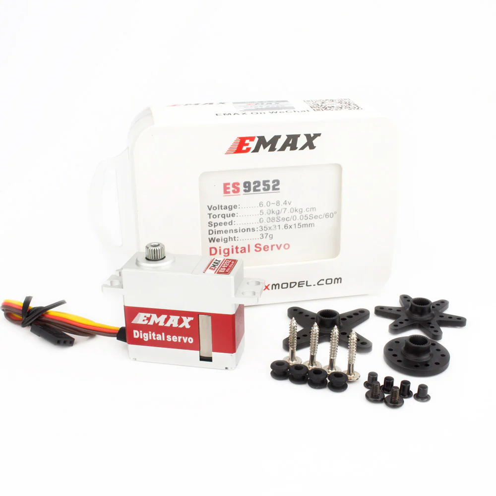 EMAX ES9252 Metal Case High Voltage Digital Top-class Rotor Tail and Swash Servo for 500-550 Class Helicopter - Image 3