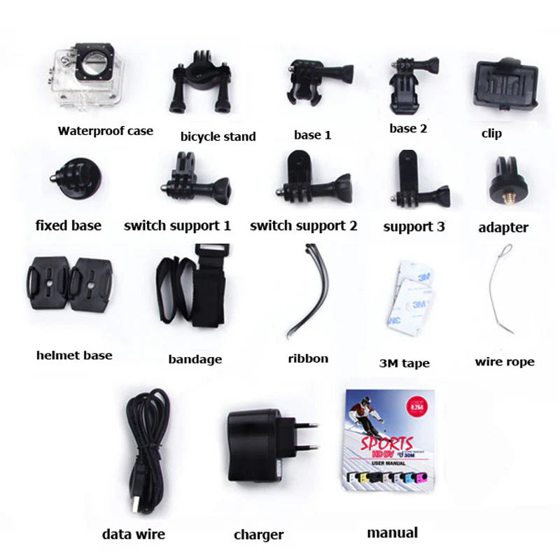 ★Full HD Sports DV 1080P Mini Sports DV Waterproof Sports DV 61050003 - Image 11