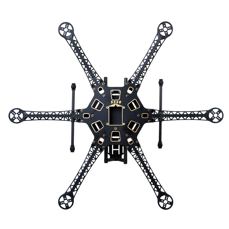 ★HMF S550 F550 Hexacopter Frame Kit Soldered Center Plate with Gopro Gimbal FPV Combo