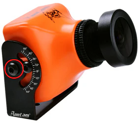 ★RunCam Eagle 800TVL Global WDR FOV 130 4:3 16:9 FPV Camera 5-22 VDC Orange - Image 4