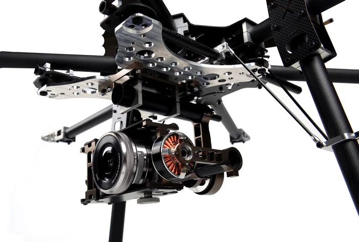 ★X-CAM X140B X140BL FPV Two-axis Brushless Stabilized Gimbal Camera Mount for NEX5 ILDC Camera FPV - Image 2